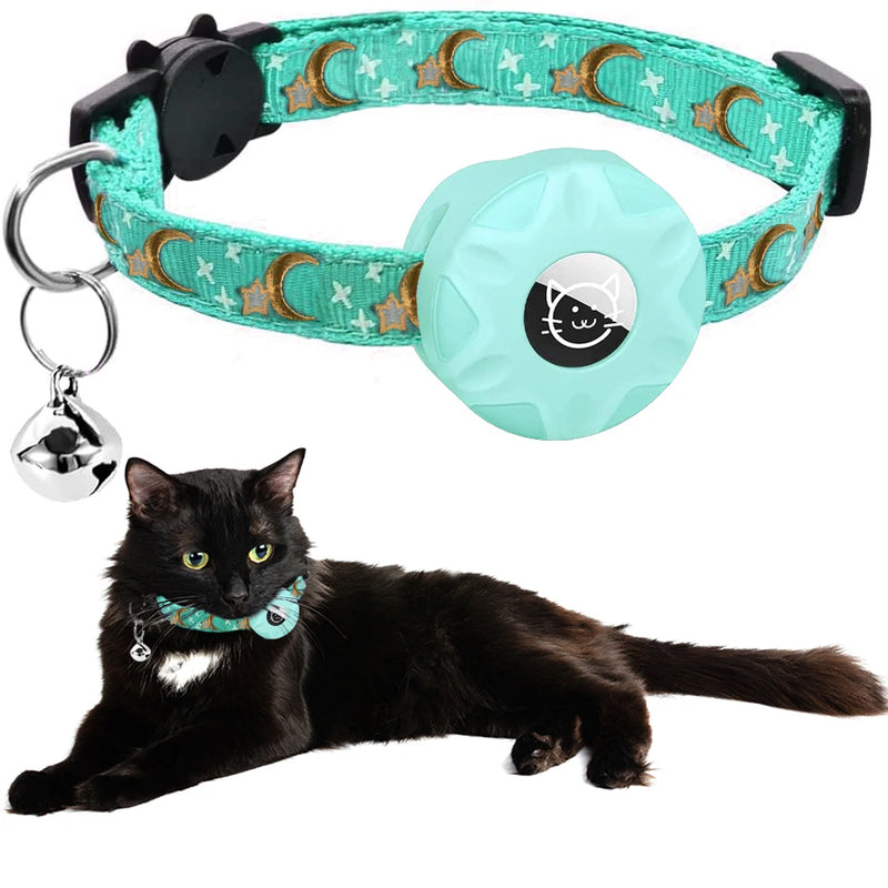 Apple Tag Cat Collar for Stylish Cat Tracking Secure Cat 