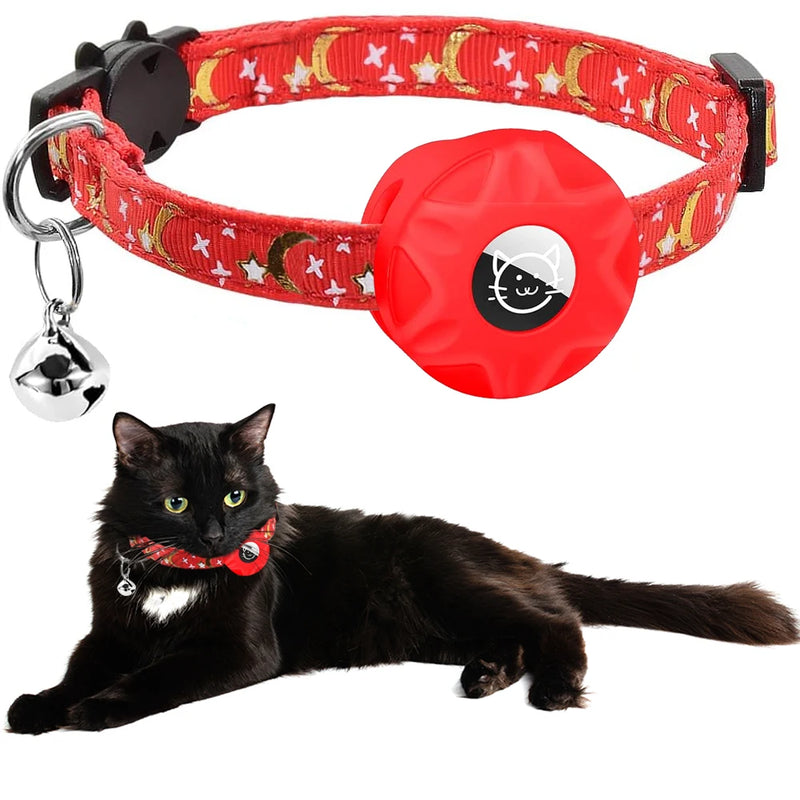 Apple Tag Cat Collar for Stylish Cat Tracking Secure Cat 